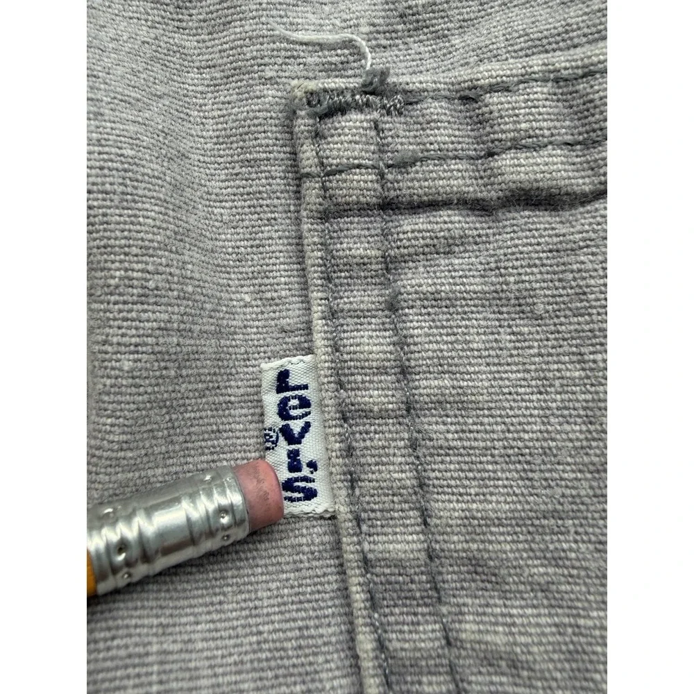 Levis 505 VINTAGE‎ Y2K Men's 32x33 Gray Straight Leg Denim Jeans USA